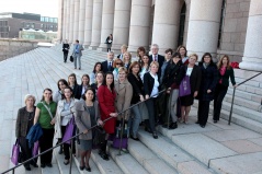 15 May 2013 The members of the Women’s Parliamentary Network in visit to the Finnish Parliament